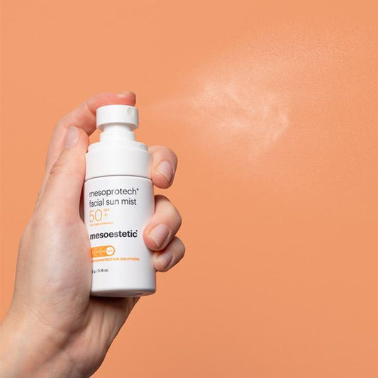 mesoestetic facial sun mist SPF 50+